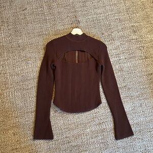 House of Cb Brown Top